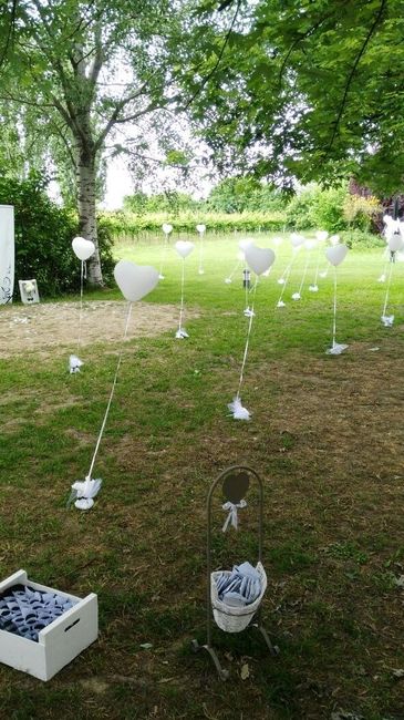 passerella e palloncini