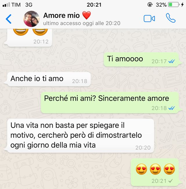 Qual è il messaggio più romantico che fm ti ha inviato? 📱 - 1