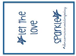 Let the love sparkle