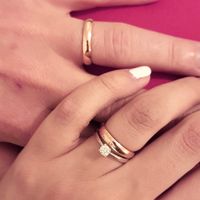 Fedi oro rosa unoaerre - 1