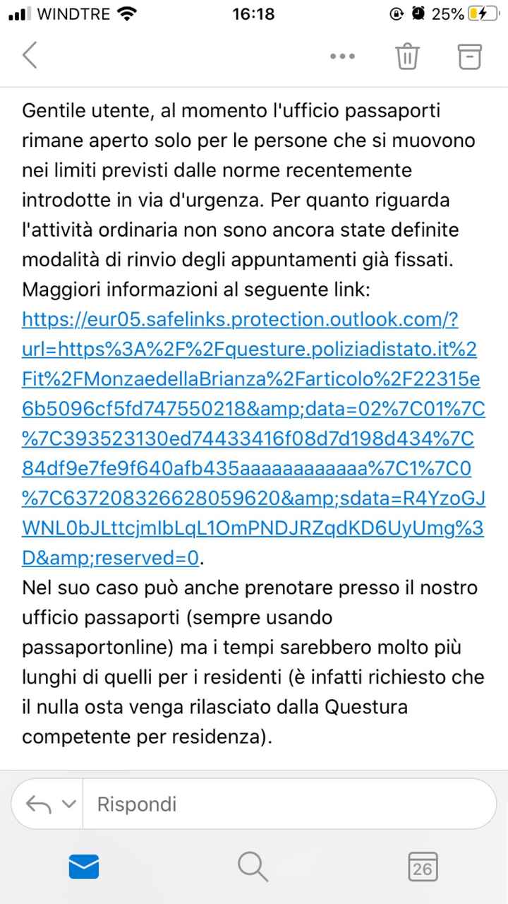 Appuntamento passaporto - 1