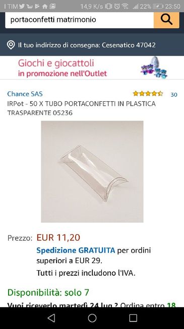 Scatoline portaconfetti....piccole!! - 1