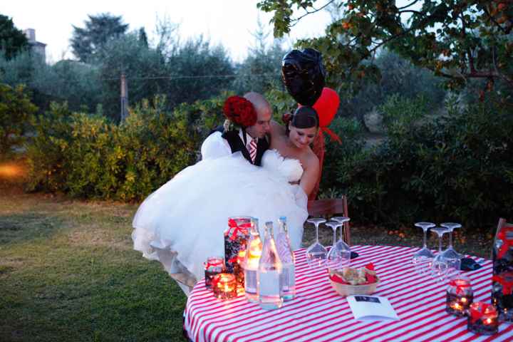 il tavolo degli sposi!!