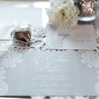 Matrimonio bianco e argento