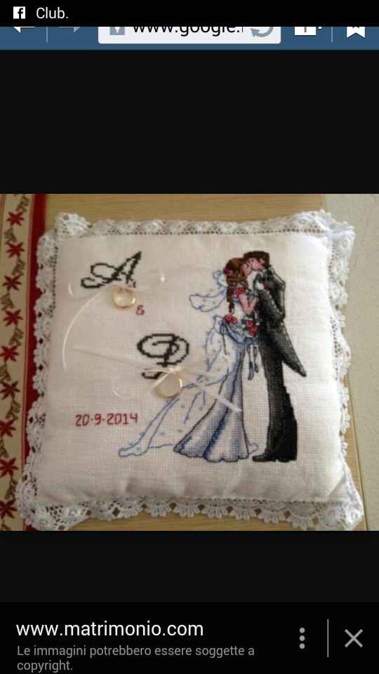 Cuscino portafedi - 2