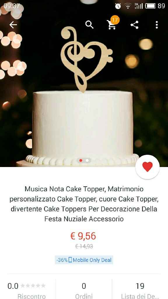 Quale cake topper? - 1
