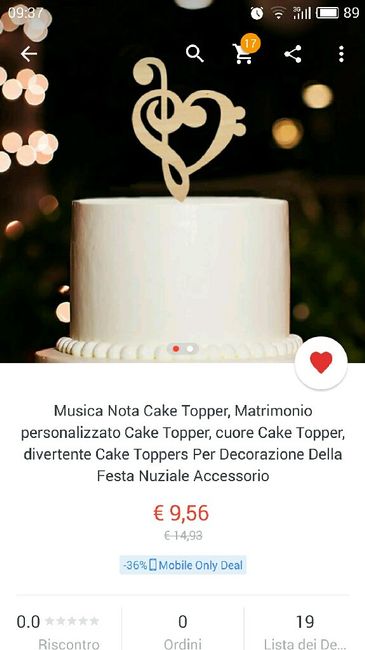 Quale cake topper? - 1