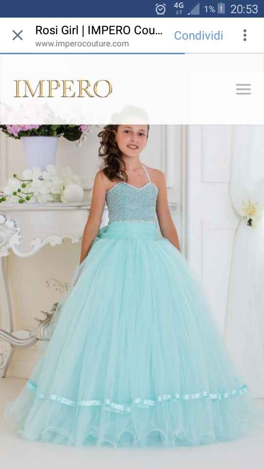 Abito  s mia figlia damigella - 1