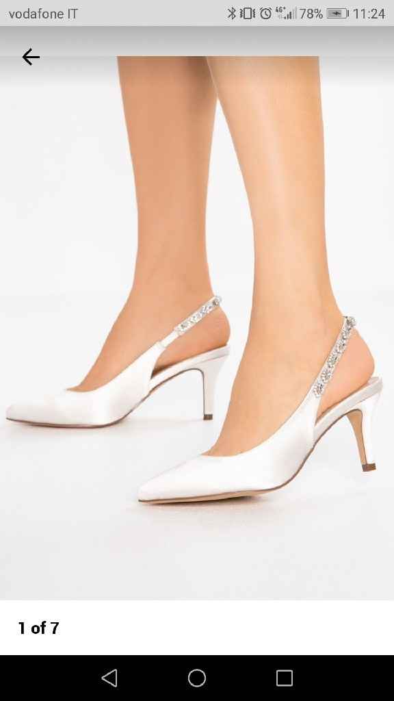 🆘 Consigli Scarpe da sposa tacco 5 o 8 cm - 1