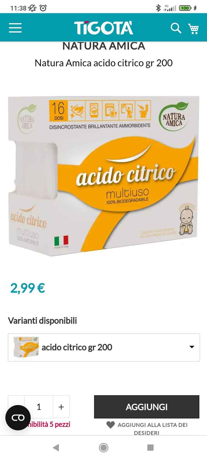 Detersivo e ammorbidente vestiti bimbo - 1