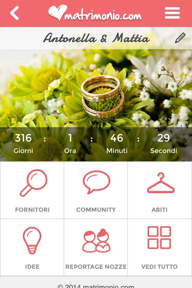 Quanto manca alle vostre nozze? - 1