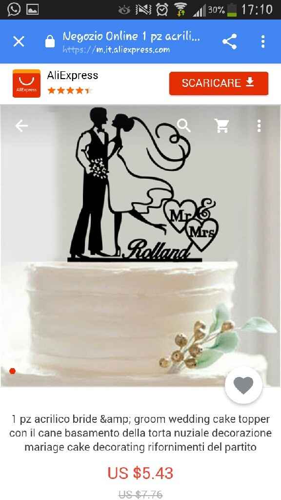 Cake topper - 1