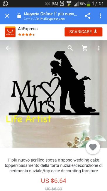 Cake topper - 2