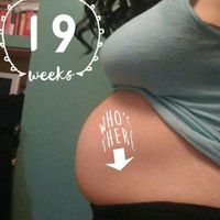  Ciao amiche sn a 19 settimane  pancia enorme - 1