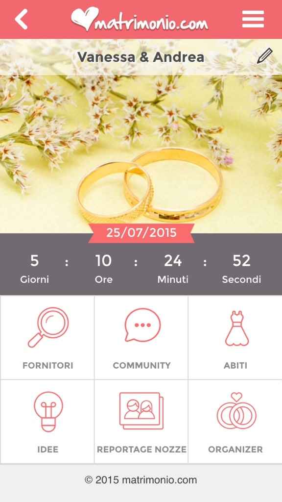 Quanti giorni mancano alle vostre nozze? :) - 1