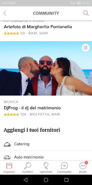 Condividi lo screenshot dei tuoi fornitori 2