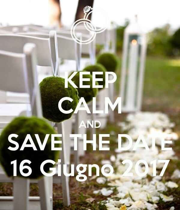Auguri e save the date - 1
