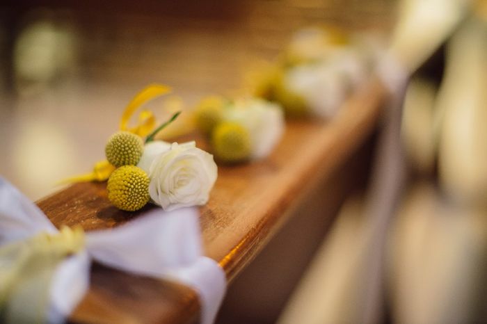 Boutonniere e bracciali per le testimoni