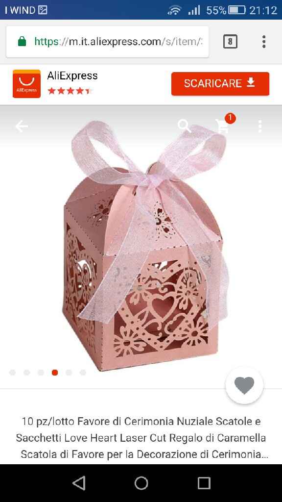 Cerco sacchetti porta confetti da regalare ai colleghi - 1