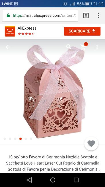 Cerco sacchetti porta confetti da regalare ai colleghi - 1
