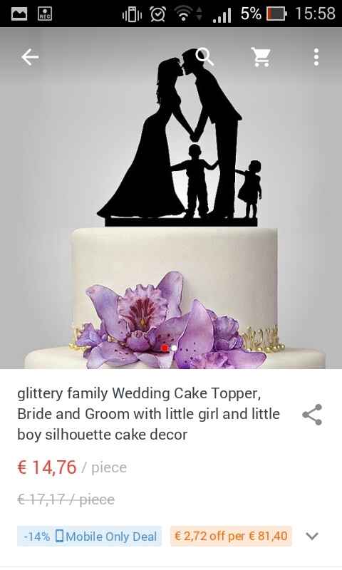 Cake topper a sorpresa - 1