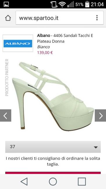 Alla fine, quali scarpe avete scelto o sceglierete per dire si? - 1
