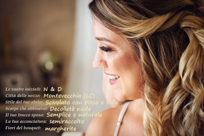 Condividi il tuo identikit sposa 11