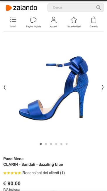 Scarpe sposa blu, che depressione!! - 1