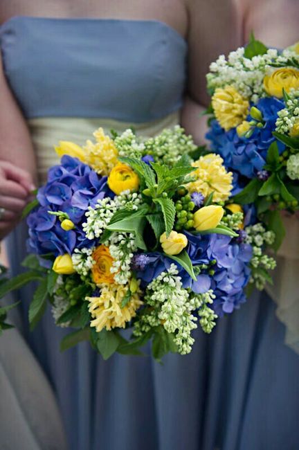 Fiori fiori fiori!! Giallo e blu.... 16