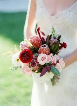 Bouquet sui toni Bordeaux 40