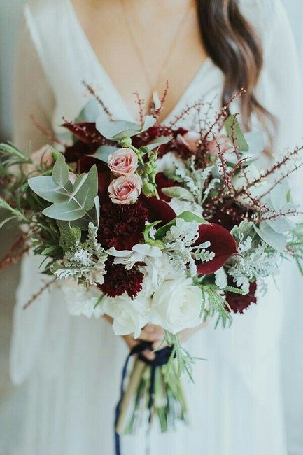 Bouquet sui toni Bordeaux 41