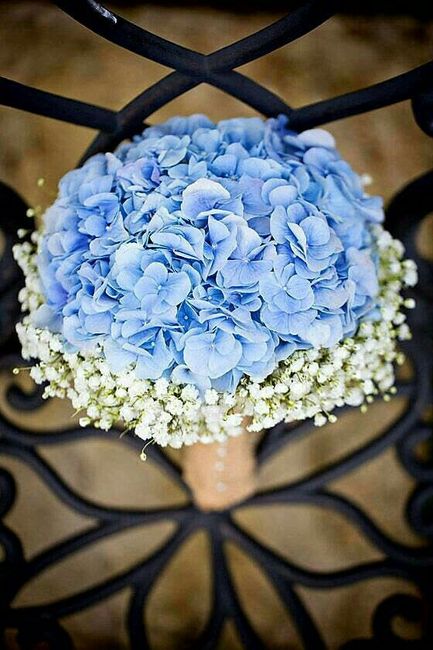 Bouquet sposa azzurro/blu 11