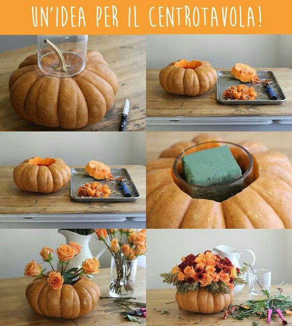 Centrotavola tema autunno  4