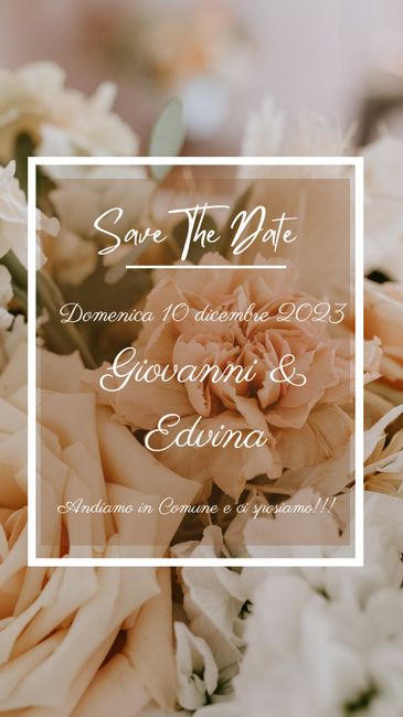 Save the date e inviti 1