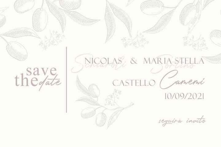 Save the date fai da te ♥️ - 1
