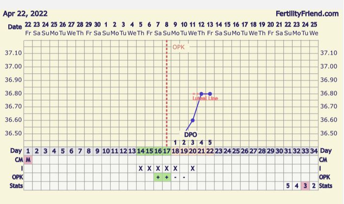 14pm test ovulazione negativo 10