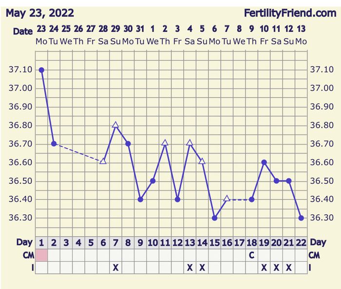 Temperatura basale per ricerca cicogna 🤞🏻 4