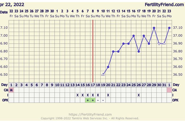 Temperatura basale per ricerca cicogna 🤞🏻 2