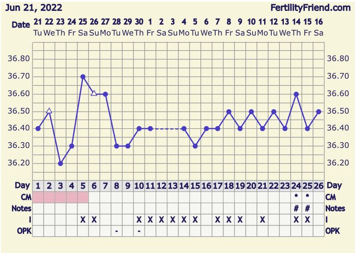 Temperatura basale per ricerca cicogna 🤞🏻 1