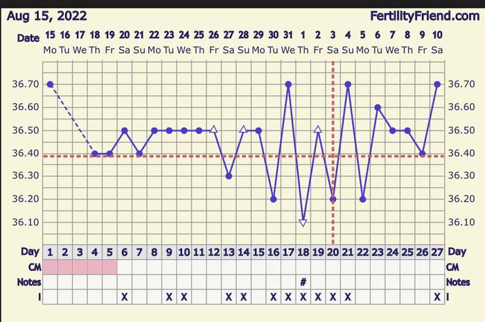 Temperatura basale per ricerca cicogna 🤞🏻 - 1