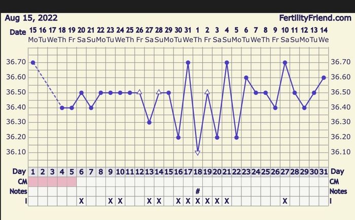 Temperatura basale per ricerca cicogna 🤞🏻 1