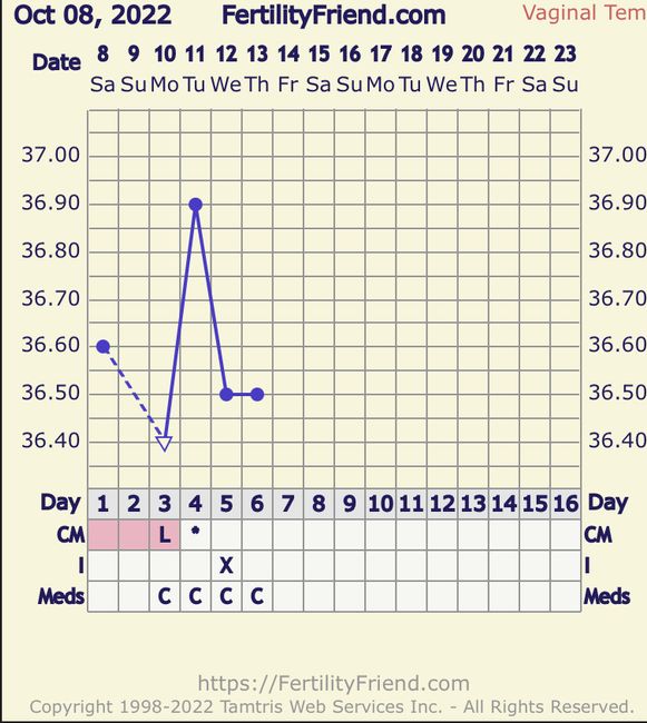 Temperatura basale per ricerca cicogna 🤞🏻 3