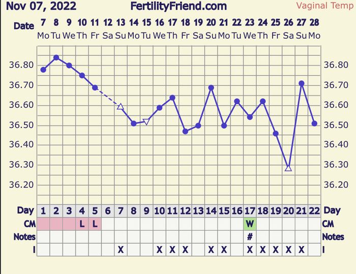 Temperatura basale per ricerca cicogna 🤞🏻 4