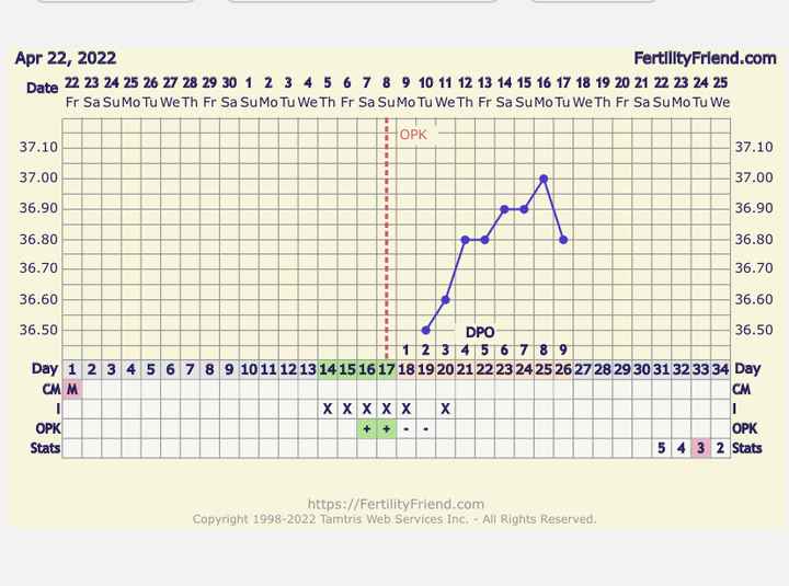 Temperatura basale per ricerca cicogna 🤞🏻 - 1