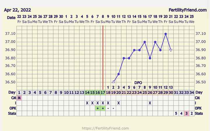 Temperatura basale per ricerca cicogna 🤞🏻 - 1