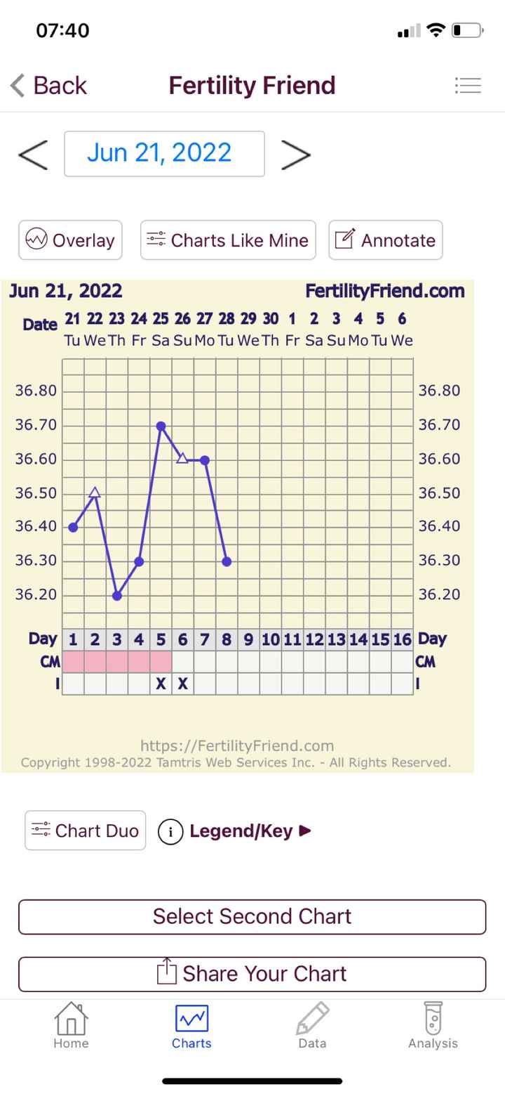 Temperatura basale per ricerca cicogna 🤞🏻 - 1