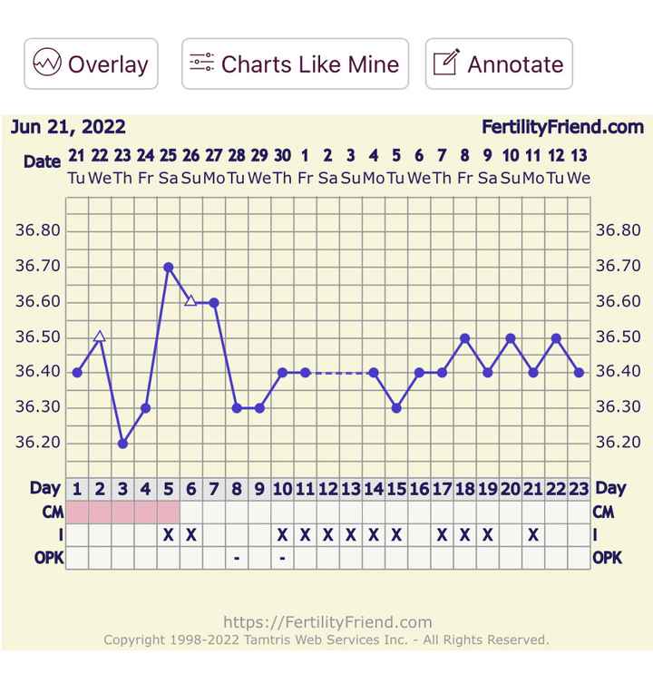 Temperatura basale per ricerca cicogna 🤞🏻 - 1