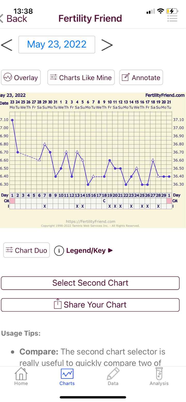 Temperatura basale per ricerca cicogna 🤞🏻 - 1