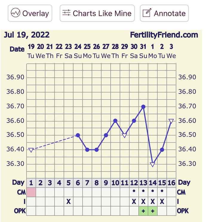 Temperatura basale per ricerca cicogna 🤞🏻 - 1