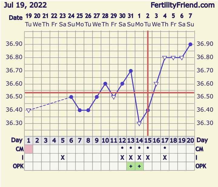 Temperatura basale per ricerca cicogna 🤞🏻 - 1